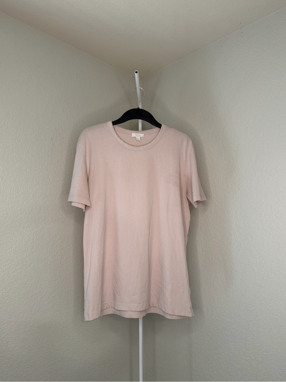COS Men's Crew Neck Tee - Pale Pink